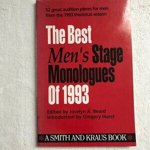 The Best Men's Stage Monologues of 1993 Book